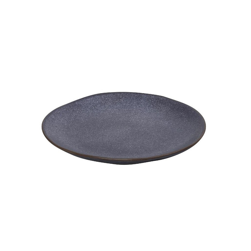FRL101K4.jpg ESPIEL - ETNA STONEWARE GREY BLUE SIDE PLATE 20 CM - Image 1