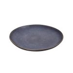 ESPIEL - ETNA STONEWARE GREY BLUE DINNER PLATE 28 CM