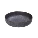 ESPIEL - ETNA STONEWARE GREY BLUE DEEP PLATE 22 x 5 CM