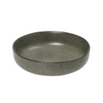 ESPIEL - ETNA STONEWARE OLIVE DEEP PLATE 22 x 5 CM
