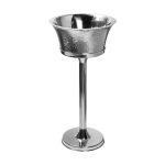 ESPIEL - CHAMPAGNE STAND AND BUCKET INOX 43 CM H: 87 CM 213015