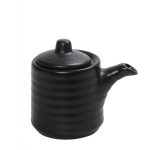ESPIEL - MIANMAR BLACK SAUCE POT 6.1 x 7.9 CM / 200 ML WITH LID