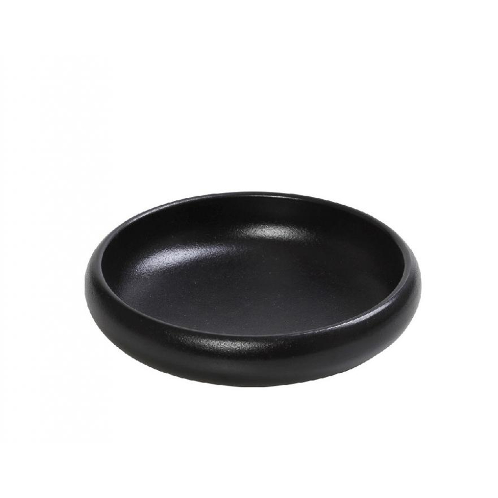 GMT208K6.jpg ESPIEL - MIANMAR BLACK SERVING DISH 9.8 x 3.4 CM - Image 1