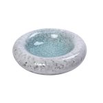 ESPIEL - FUSION PLATE WHITE/GREEN 20.3 x 5 CM