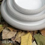 ESPIEL - SANDY WHITE STONEWARE PLATE 20.3 x 5 CM - Image 2
