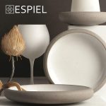 ESPIEL - SANDY WHITE STONEWARE PLATE 20.3 x 5 CM - Image 3
