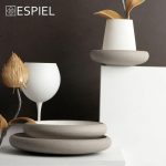 ESPIEL - SANDY WHITE STONEWARE PLATE 20.3 x 5 CM - Image 5