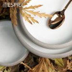 ESPIEL - SANDY WHITE STONEWARE PLATE 24.1 x 4 CM - Image 4