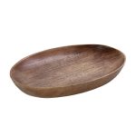 ESPIEL - MANGO OVAL BOWL 33 x 20 CM H: 5 CM