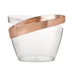 UTOPIA - COPPER BANDED CHAMPAGNE BUCKET 30.5 CM
