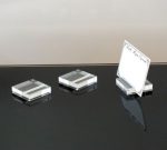 GB - ACRYLIC STAND 4 x 4 CM CLEAR - 3 PC SET