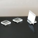 GB - ACRYLIC STAND 4 x 4 CM CLEAR - 3 PC SET