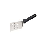 KRAFT - LUKAS PERFORATED TURNER SPATULA 8 x 12 CM WITH BLACK HANDLE 13 CM