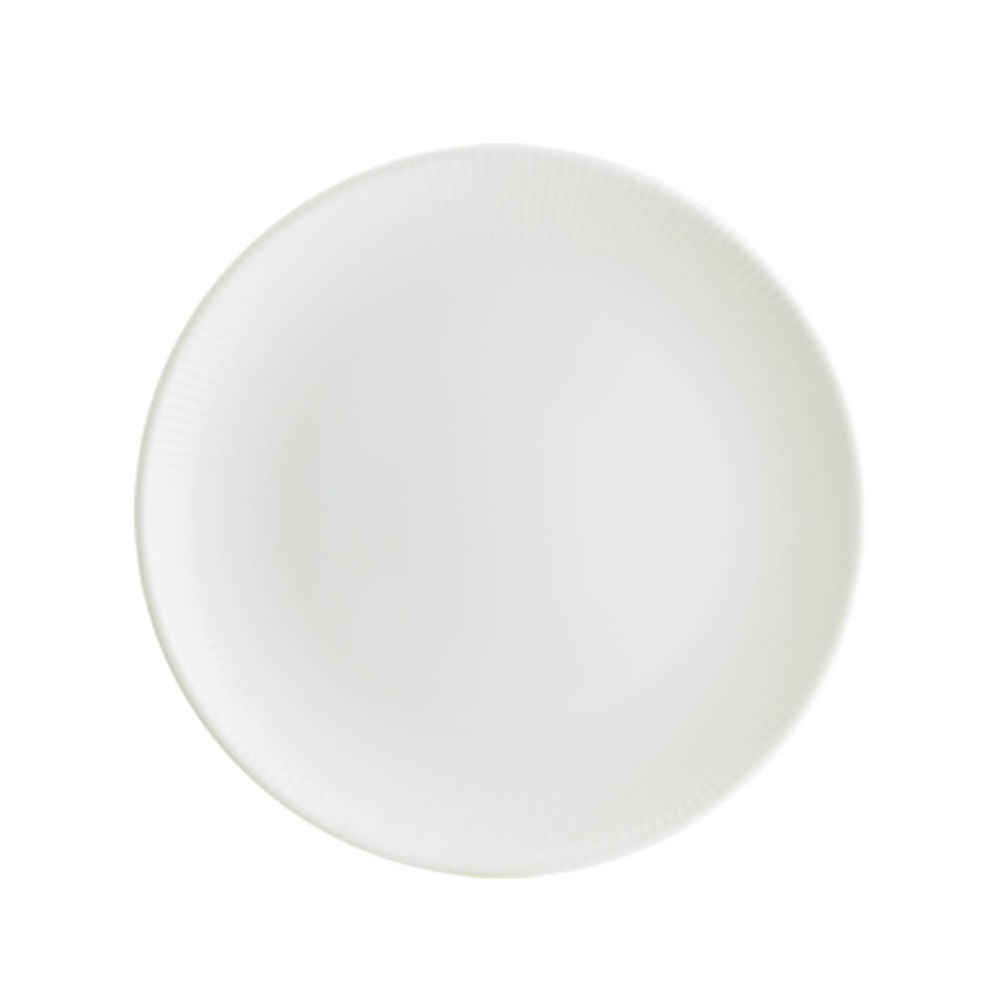 IRSWHGRM30DZ.jpg BONNA - IRIS WHITE GOURMET FLAT PLATE 30 CM / 1208-00-786 *Chipping Guarantee - Image 1