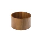 *DISCONTINUED - UTOPIA - ACACIA PUNCH BARREL STAND/BOWL 21.5 x 12 CM