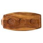 *DISCONTINUED - UTOPIA - WOOD BOARD 29 x 14 CM WITH 3 GROOVES