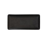 TOGNANA - JAP MAT BLACK SASHIMI RECTANGULAR PLATE 28 x 13.5 CM