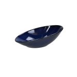 TOGNANA - JAP BLUE SLANTING OVAL BOWL 26 x 18 CM / 450 ML