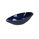 TOGNANA - JAP BLUE SLANTING OVAL BOWL 31.5 x 20 CM / 700 ML