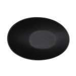 TOGNANA - JAP MAT BLACK SLANTING OVAL BOWL 31.5 x 20 CM / 700 ML - Image 2