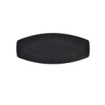 TOGNANA - JAP MAT BLACK RECTANGULAR TRAY 29.5 x 12.5 CM