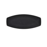 TOGNANA - JAP MAT BLACK RECTANGULAR TRAY 37 x 15 CM