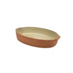 MT - TERRA CREAM OVAL BAKER DISH 24 x 16.5 x 6 CM