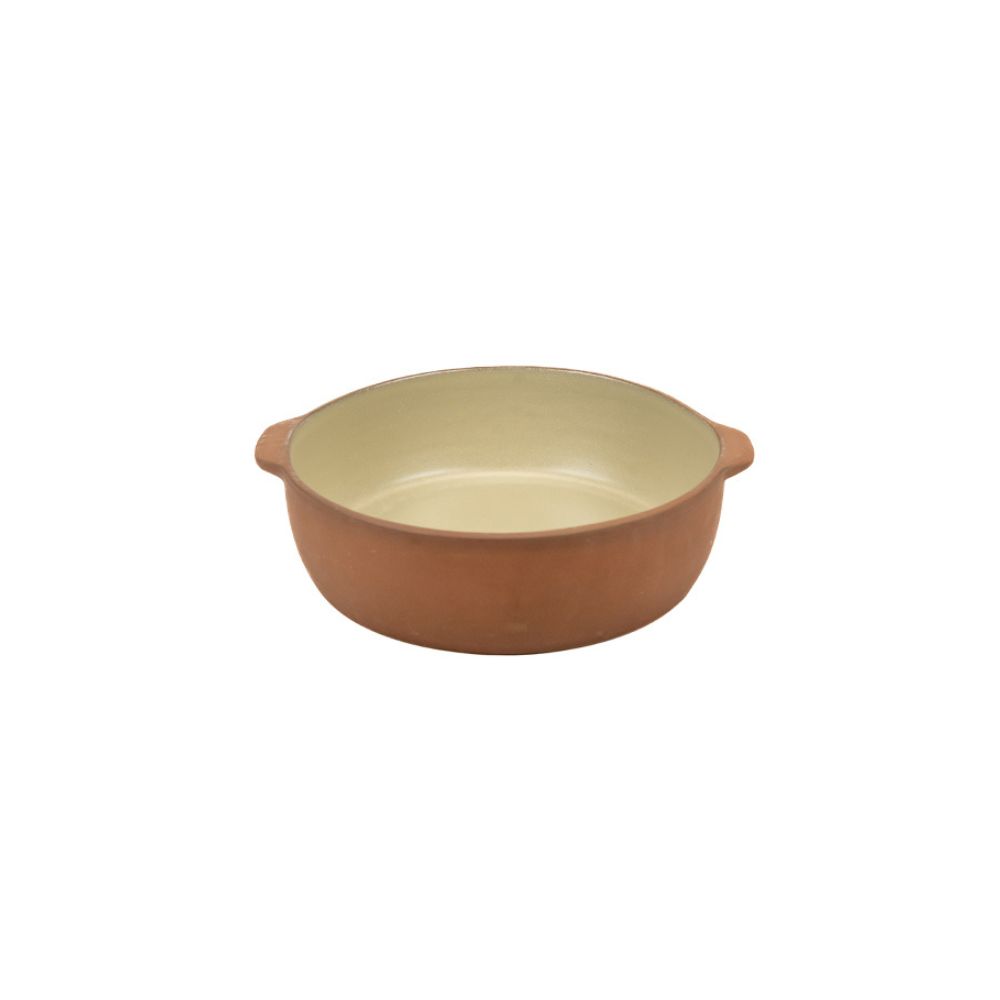 K720.VD1219-66.jpg MT - TERRA CREAM ROUND BAKER DISH 20.5 x 7 CM - Image 1