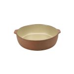 MT - TERRA CREAM ROUND BAKER DISH 25.5 x 7 CM