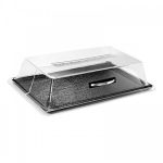 GB - KIT COVER + BLACK PEBBLE TRAY FOLDING TO LENGTH GN 1/1 53 x 32.5 x 12 CM