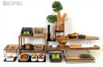 ESPIEL - SYNTHETIC RATTAN BREAD BASKET ROUND GREY 19 x 5 CM - Image 3