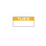 NCCO - 1-LINE REMOVABLE/FREEZABLE LABEL TUESDAY FOR KENDO GUN / 1500 LABELS 26 x 12 MM