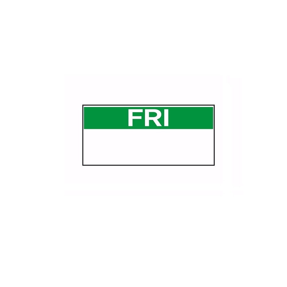 LG1R-05-SLV.jpg NCCO - 1-LINE REMOVABLE/FREEZABLE LABEL FRIDAY FOR KENDO GUN / 1500 LABELS 26 x 12 MM - Image 1
