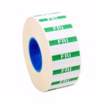 NCCO - 1-LINE REMOVABLE/FREEZABLE LABEL FRIDAY FOR KENDO GUN / 1500 LABELS 26 x 12 MM - Image 2