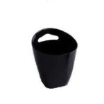 MAK - ACRYLIC WINE BUCKET BLACK 20.5 CM / 3.5 L