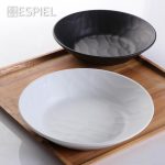 ESPIEL - WAVY MATTE BLACK BOWL 19 x 6 CM - Image 2