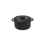 ESPIEL - LAVA STONEWARE BLACK CASSEROLE 13 x 10 x 6.5 CM 209193