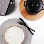 ESPIEL - LAVA STONEWARE BLACK CASSEROLE 13 x 10 x 6.5 CM 209193 - Image 2