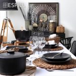 ESPIEL - LAVA STONEWARE BLACK CASSEROLE 13 x 10 x 6.5 CM 209193 - Image 5