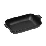 ESPIEL - LAVA STONEWARE BLACK RECTANGULAR BAKING DISH 25 x 13.8 x 5.5 CM
