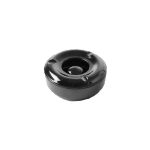 *DISCONTINUED - NOV - WINDPROOF ROUND MELAMINE ASHTRAY BLACK 11 x 5 CM