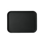 NOV - ANTI-SLIP RECTANGULAR TRAY BLACK 41 x 31 CM