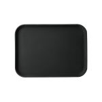 NOV - ANTI-SLIP RECTANGULAR TRAY BLACK 46 x 36 CM