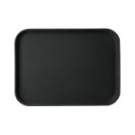 NOV - BLACK ANTI-SLIP RECTANGULAR TRAY 60 x 40 CM