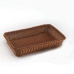 GB - POLYRATTAN BASKET GN 1/1 x 10 CM WENGE