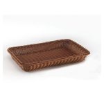 GB - POLYRATTAN BASKET GN 1/1 x 6.5 CM WENGE