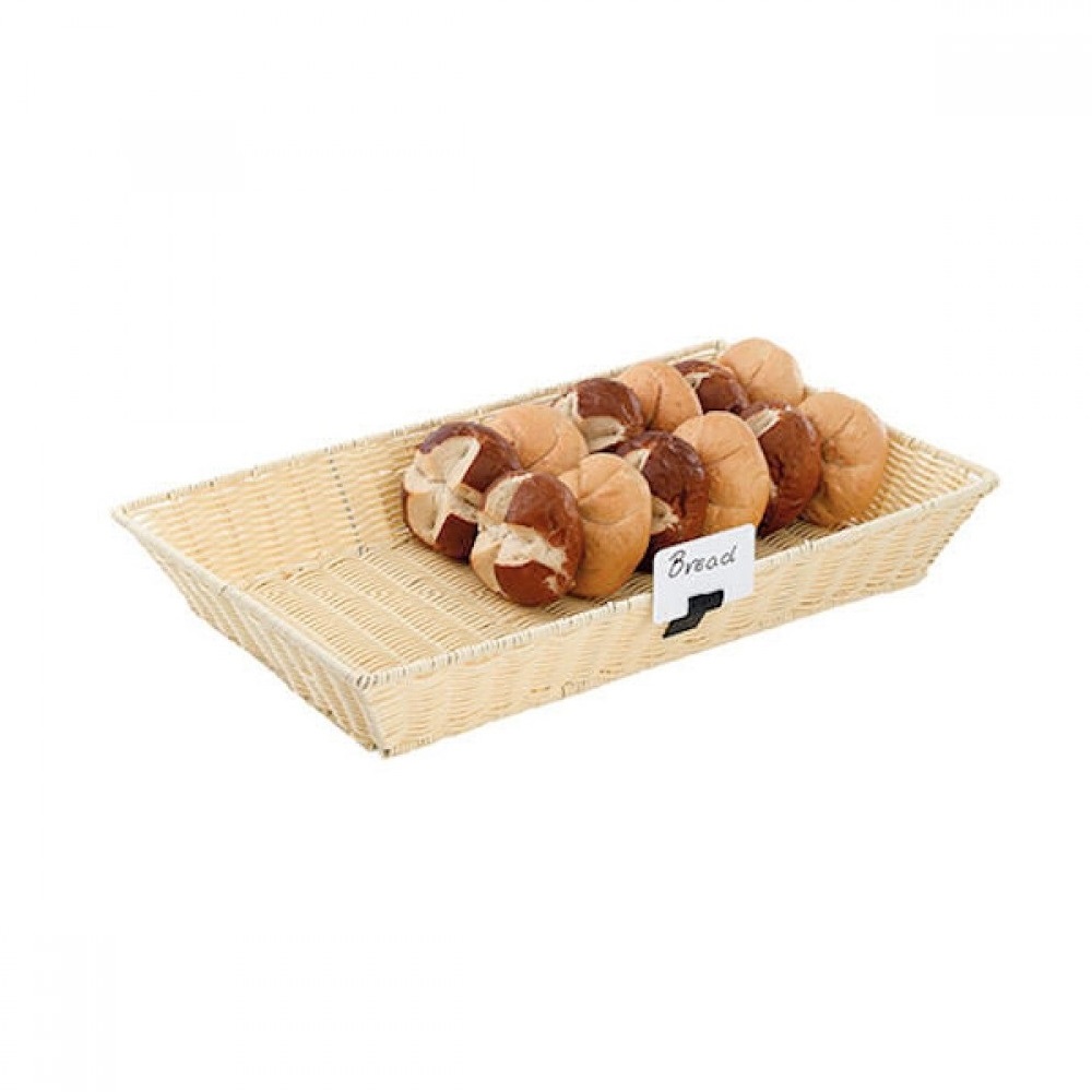 NTC04-11-NT.jpg GB - GN 1/1 RATTAN BASKET 53 x 32.5 x 7.5 CM NATURAL - Image 1