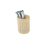 GB - POLYRATTAN CUTLERY BASKET ⌀12 x 15 CM NATURAL