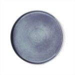 PREGO - GEO REACTIVE FLAT PLATE BLUE 26.6 x 2.5 CM