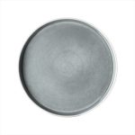 PREGO - GEO REACTIVE FLAT PLATE GREY 26.6 x 2.5 CM